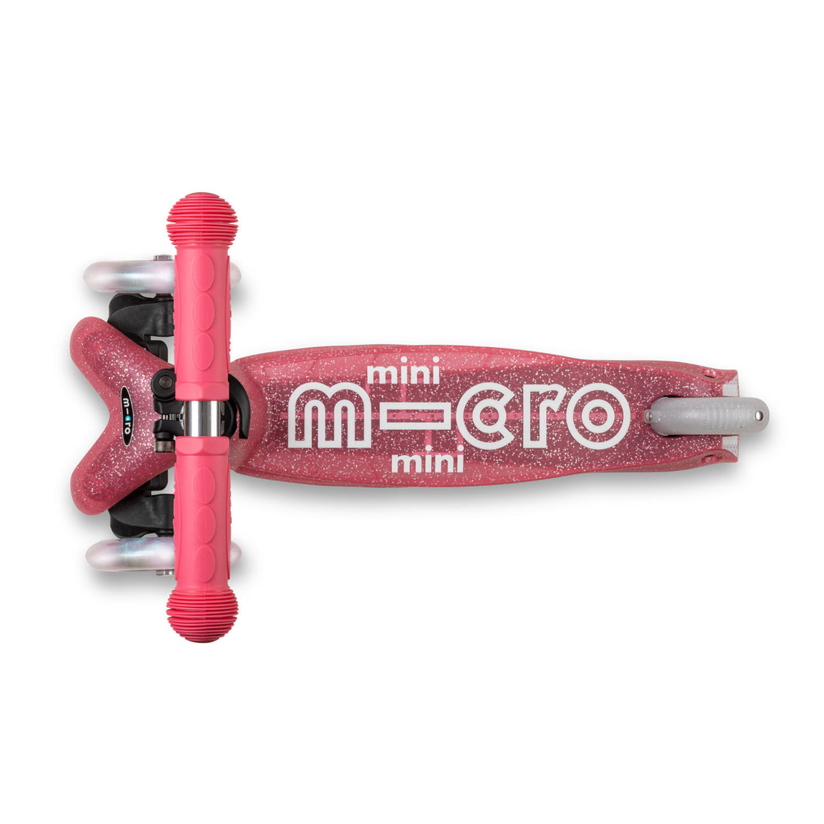 Micro Mini Deluxe Fairy Glitter LED løbehjul - Pink