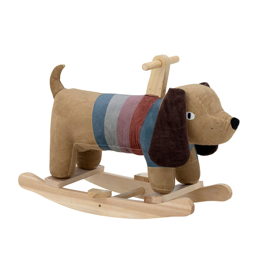Bloomingville MINI Charlie Gyngehest – Hund – Brun