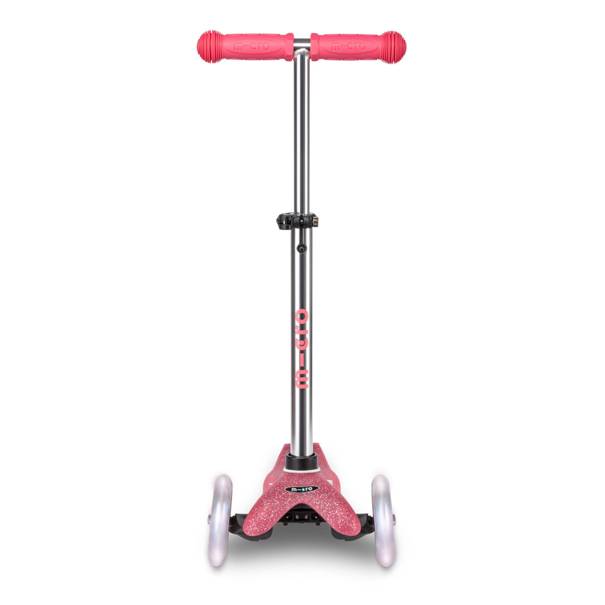Micro Mini Deluxe Fairy Glitter LED løbehjul - Pink
