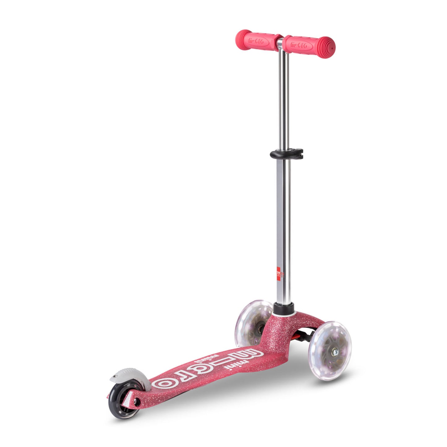 Micro Mini Deluxe Fairy Glitter LED løbehjul - Pink