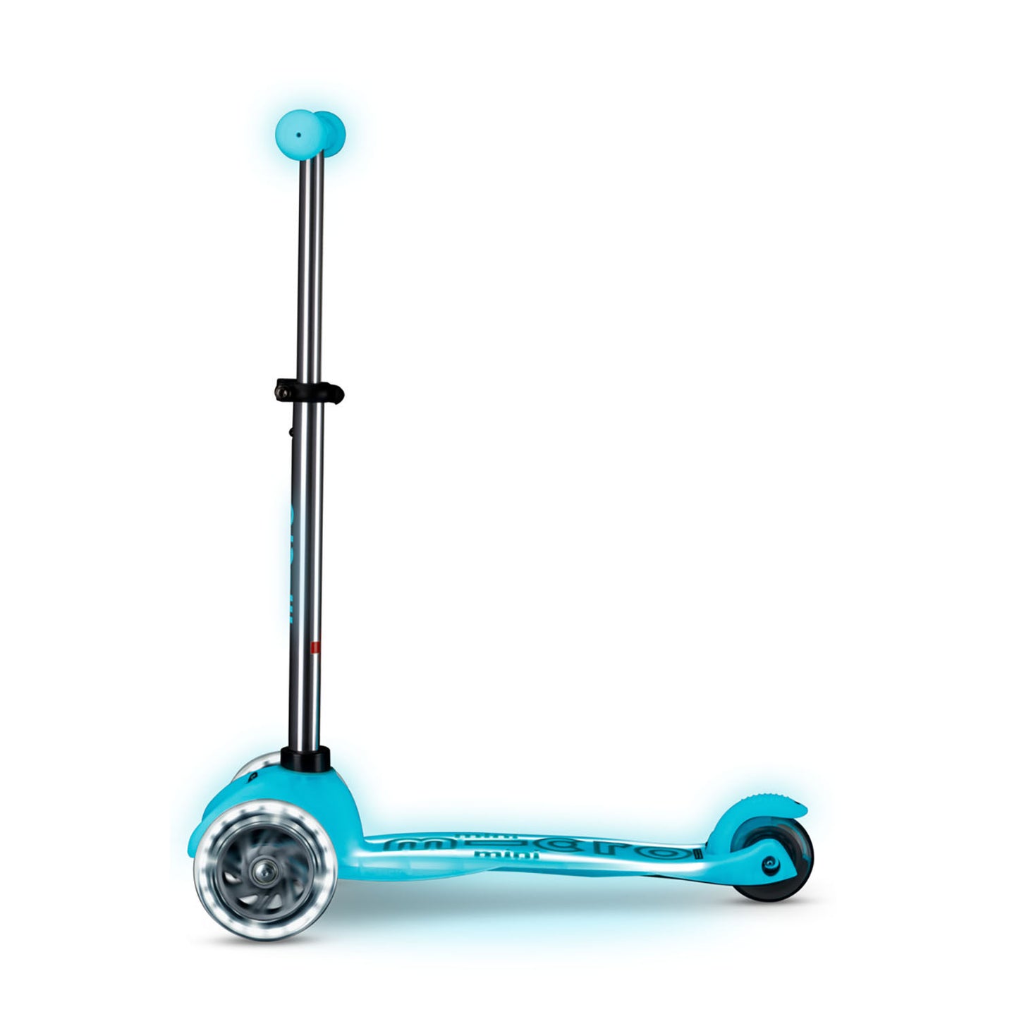 Micro Mini Deluxe Glow LED Plus løbehjul - Glacier Aqua
