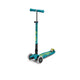 Micro Maxi Deluxe Foldable LED løbehjul - Petrol Green