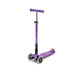 Micro Maxi Deluxe Foldable LED løbehjul - Purple