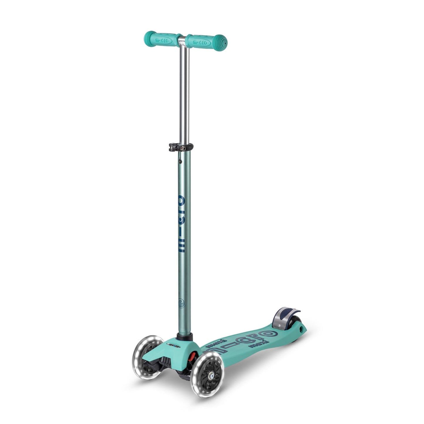 Micro Maxi Deluxe ECO LED løbehjul - Mint