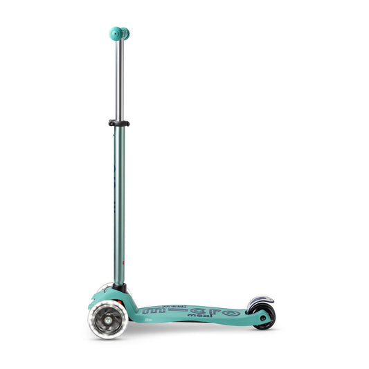 Micro Maxi Deluxe ECO LED løbehjul - Mint