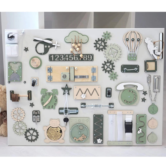 Extra large Montessori sensory busy board (60×80 cm)