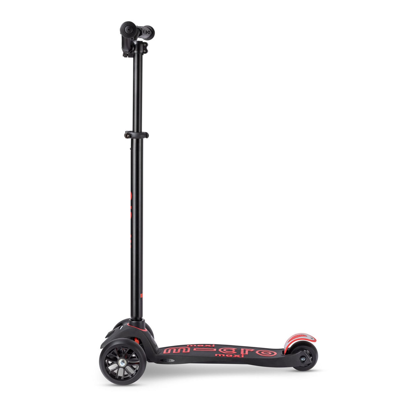 Micro Maxi Deluxe Pro løbehjul – Sort/Rød