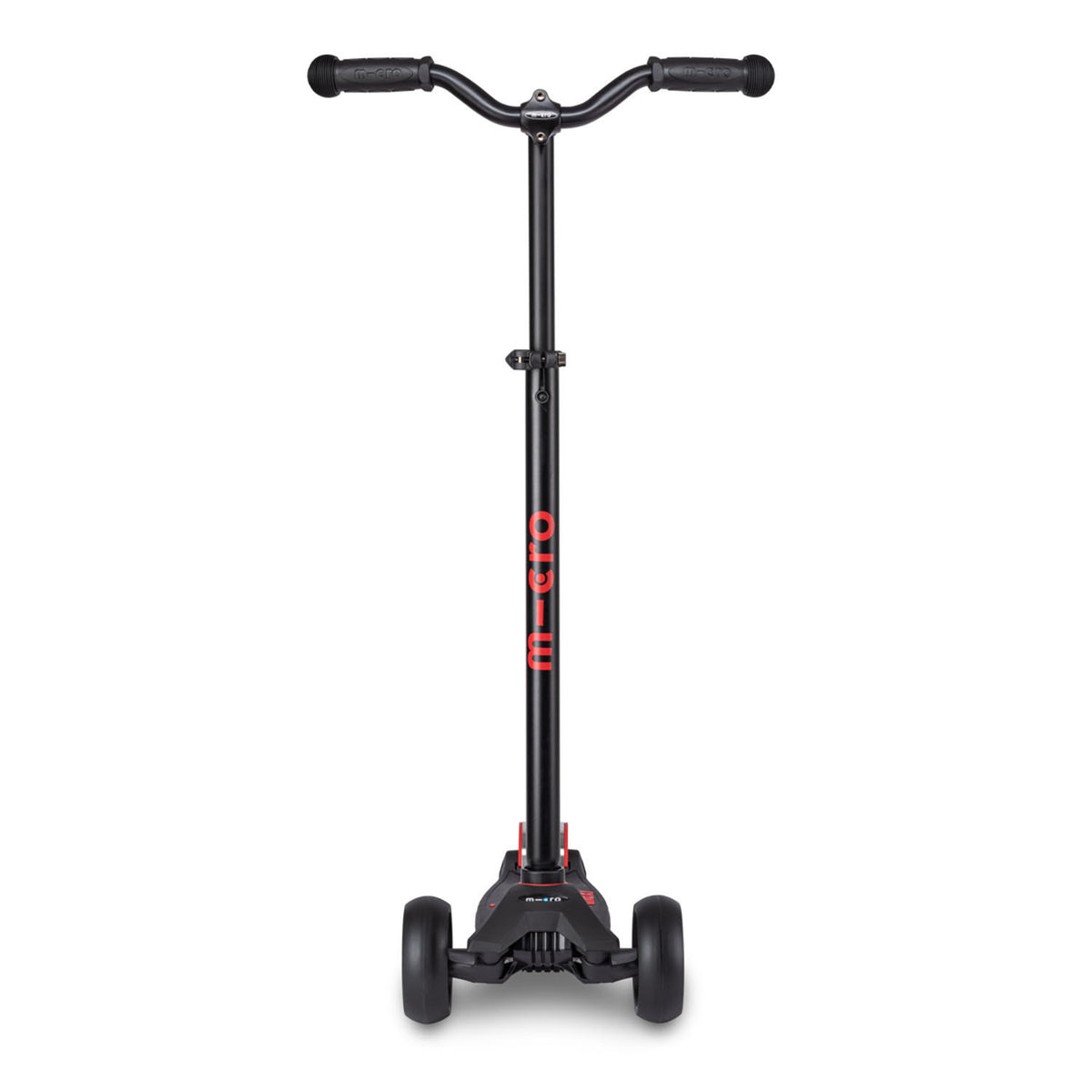 Micro Maxi Deluxe Pro løbehjul – Sort/Rød