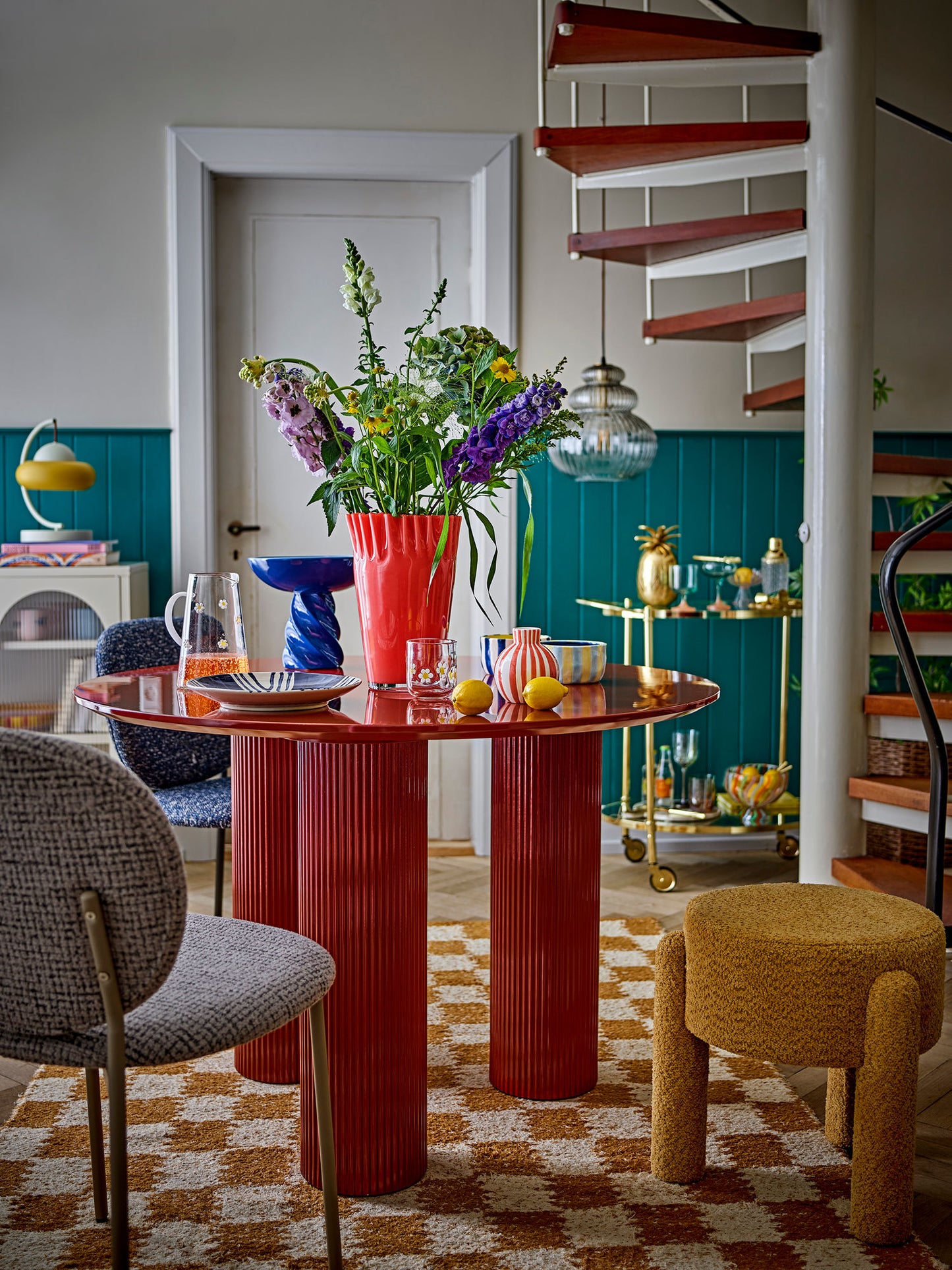 Bloomingville Bruno Taburet - Gul