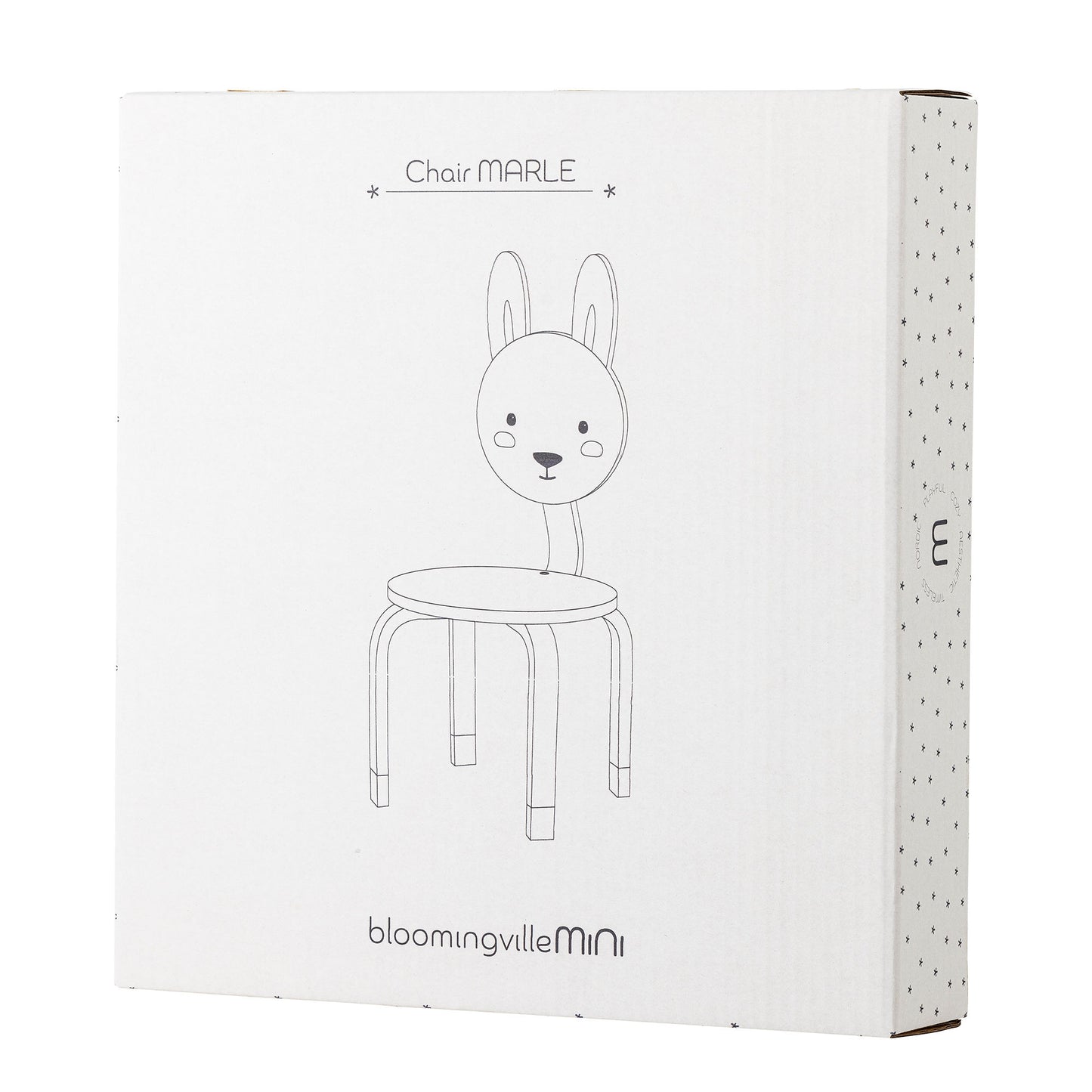 Bloomingville MINI Marle Stol, Grå, MDF