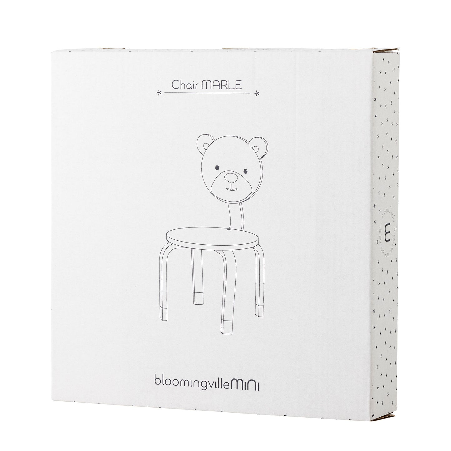 Bloomingville MINI Marle Stol, Brun, MDF
