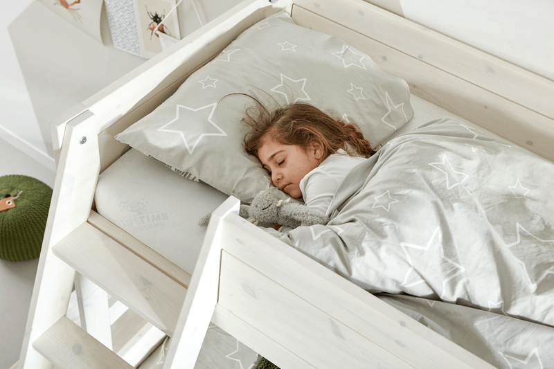 LIFETIME Kidsrooms Original familiekøjeseng med stige 90/120 x 200 cm