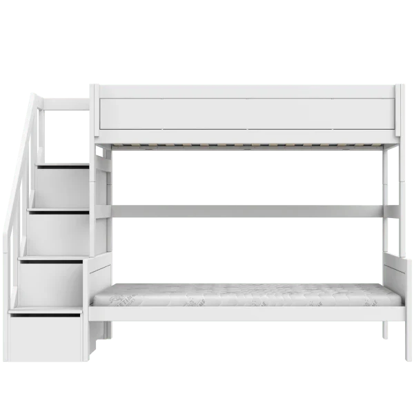 LIFETIME Kidsrooms Original familiekøjeseng med trappe 90/120 x 200 cm