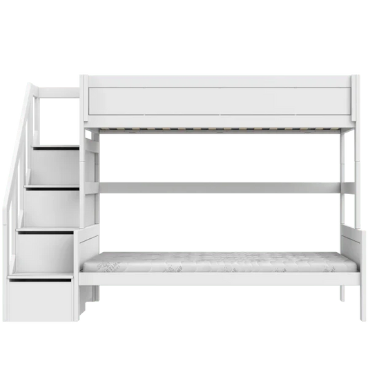 LIFETIME Kidsrooms Original familiekøjeseng med trappe 90/120 x 200 cm