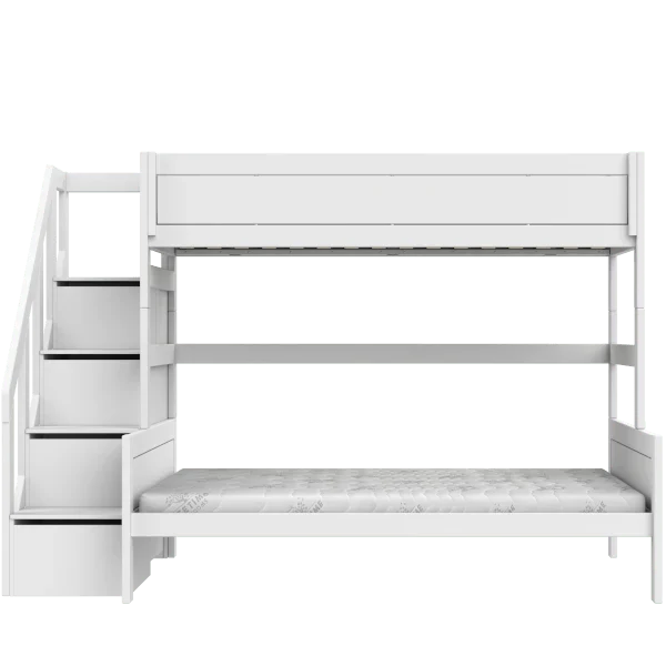 LIFETIME Kidsrooms Original familiekøjeseng med trappe 90/140 x 200 cm