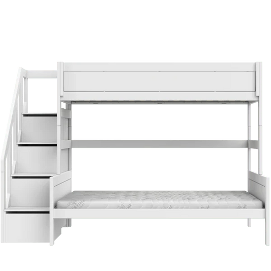 LIFETIME Kidsrooms Original familiekøjeseng med trappe 90/140 x 200 cm