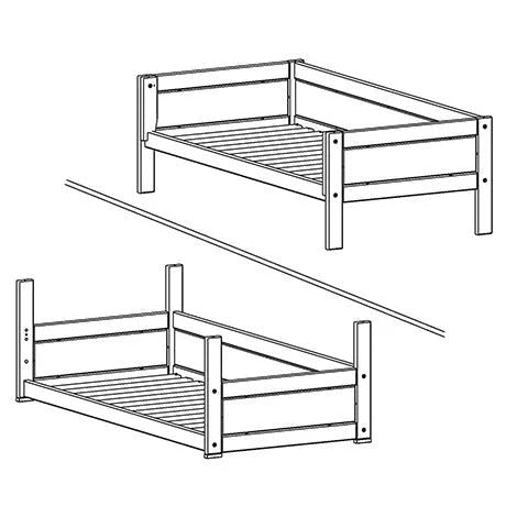 LIFETIME Kidsrooms Original vendbar børneseng – 90 x 200 cm