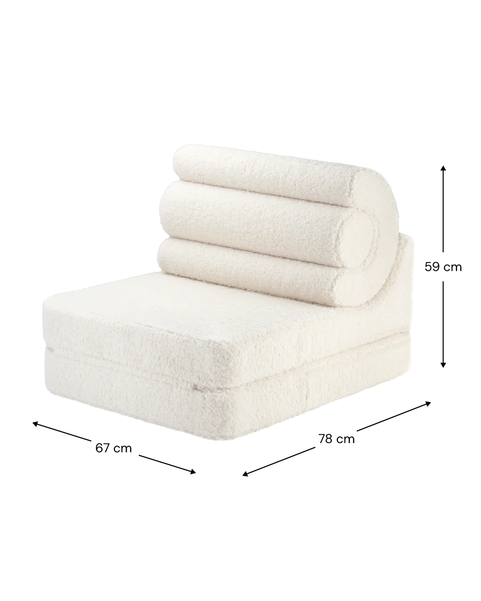 Wigiwama Flipster Lænestol - Cream White