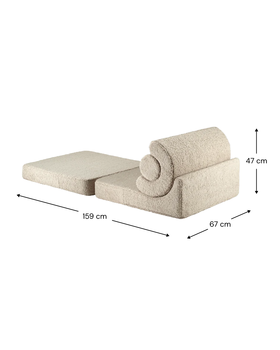 Wigiwama Flipster Lænestol - Biscuit