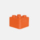 bygge - byggeklods “lille” orange