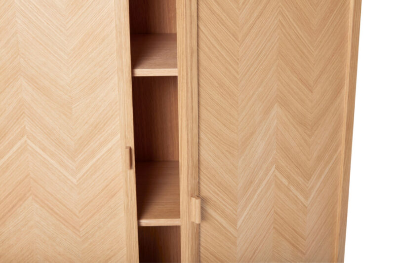 Hübsch Herringbone Klædeskab Medium - Natur