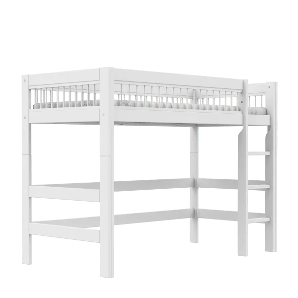 LIFETIME Kidsrooms Breeze højseng med stige 90 x 200 cm – 152 cm