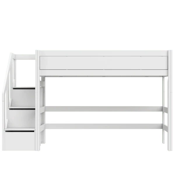 LIFETIME Kidsrooms Original højseng med trappe 90 x 200 cm – 152 cm