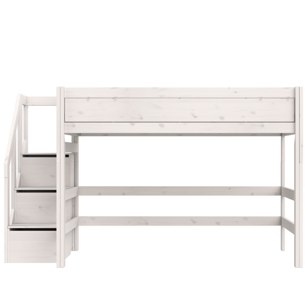 LIFETIME Kidsrooms Original højseng med trappe 120 x 200 cm – 152 cm
