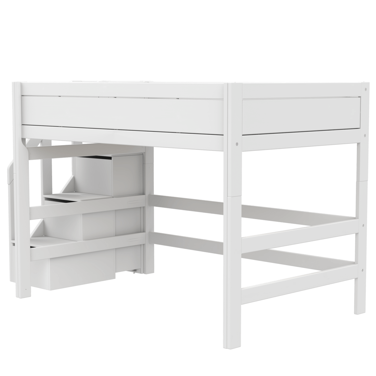LIFETIME Kidsrooms Original højseng med trappe 120 x 200 cm – 152 cm