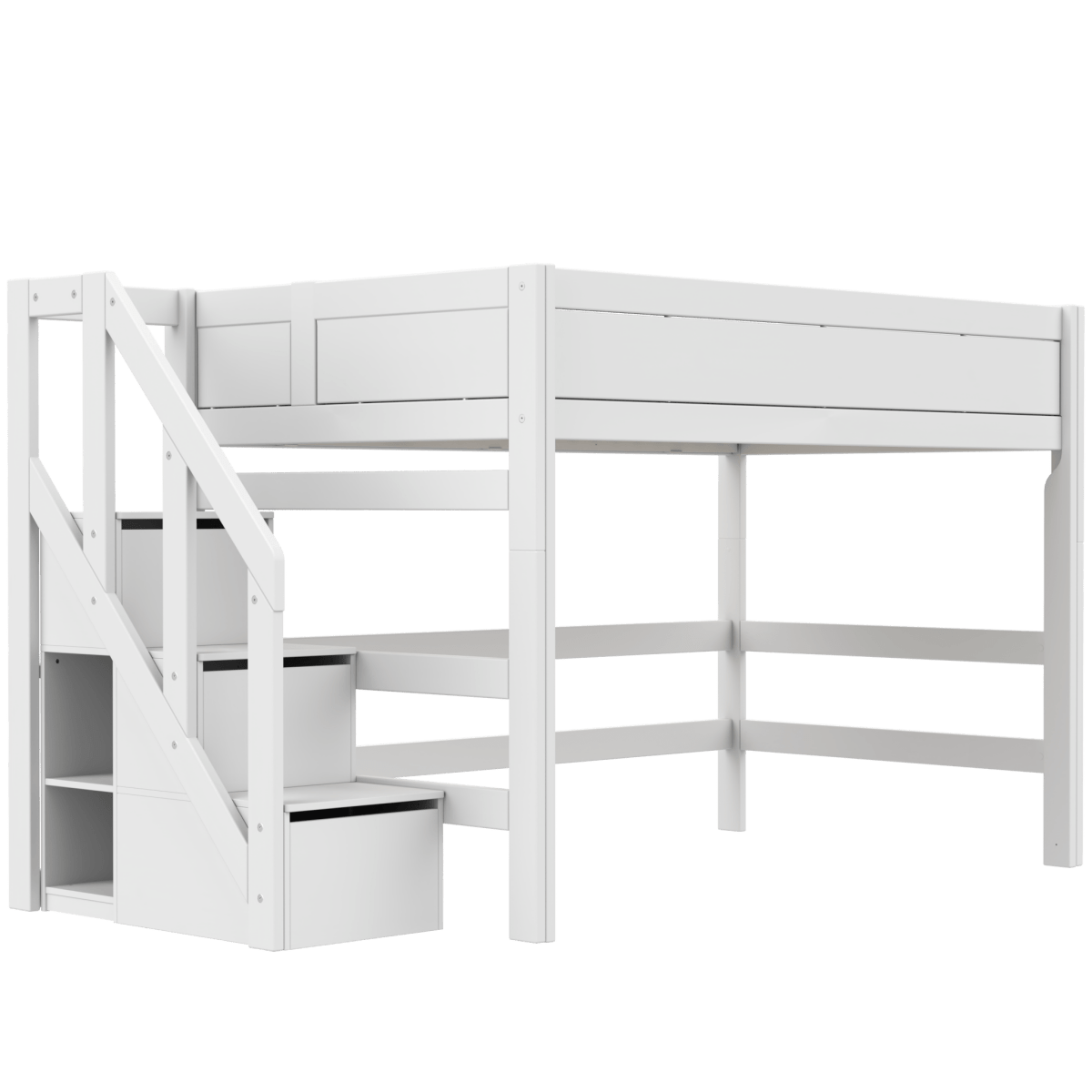 LIFETIME Kidsrooms Original højseng med trappe 120 x 200 cm – 152 cm