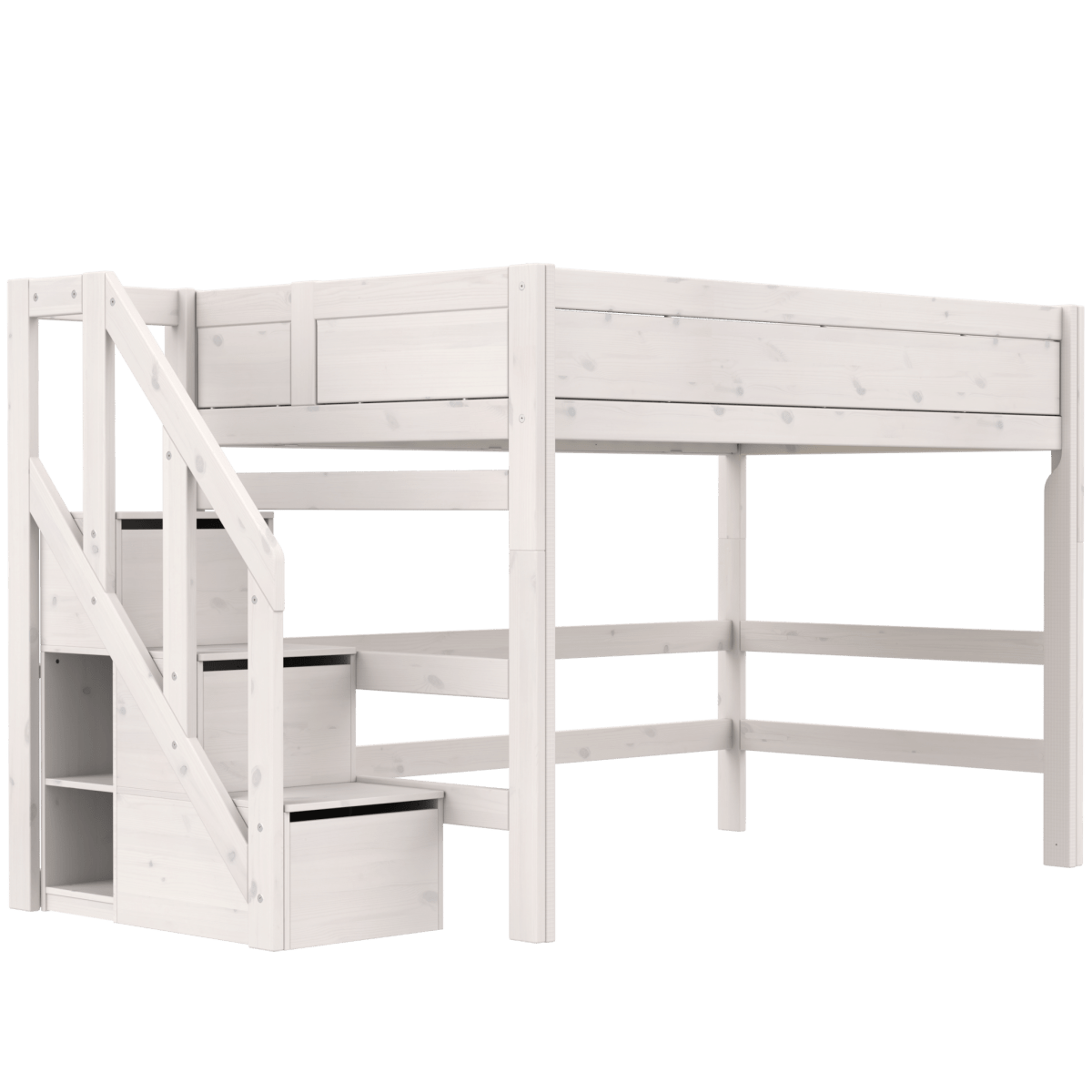 LIFETIME Kidsrooms Original højseng med trappe 120 x 200 cm – 152 cm