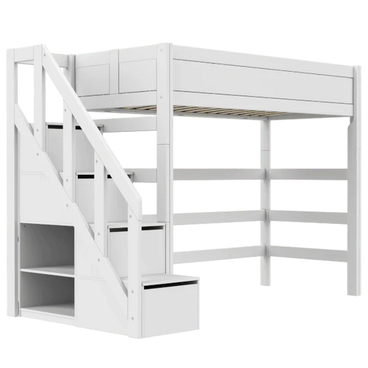 LIFETIME Kidsrooms Original højseng med trappe 90 x 200 cm – 177 cm