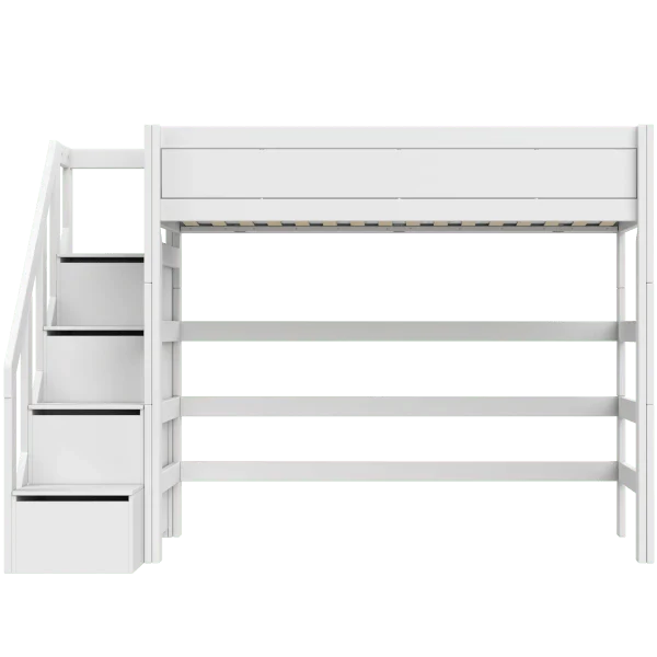 LIFETIME Kidsrooms Original højseng med trappe 90 x 200 cm – 177 cm