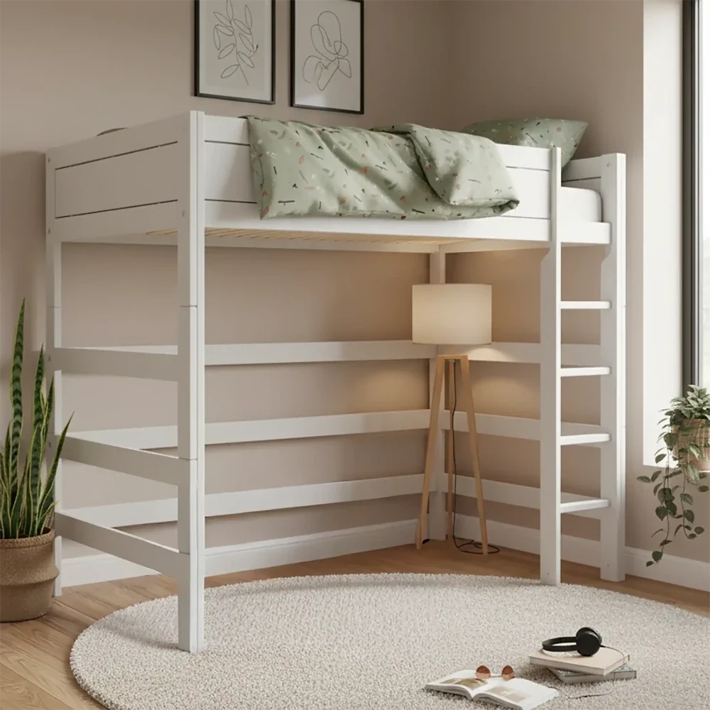 LIFETIME Kidsrooms Original højseng med stige 120 x 200 cm