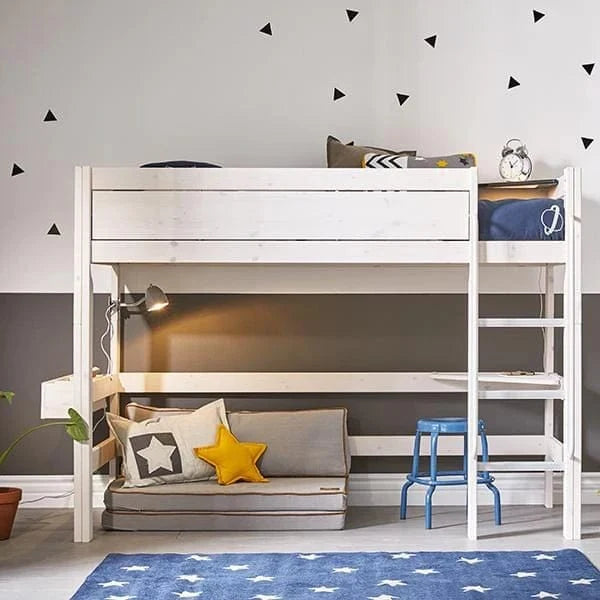 LIFETIME Kidsrooms Original højseng med stige 90 x 200 cm – 152 cm