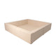 Large Square Ball Pit – Beige, 240 cm