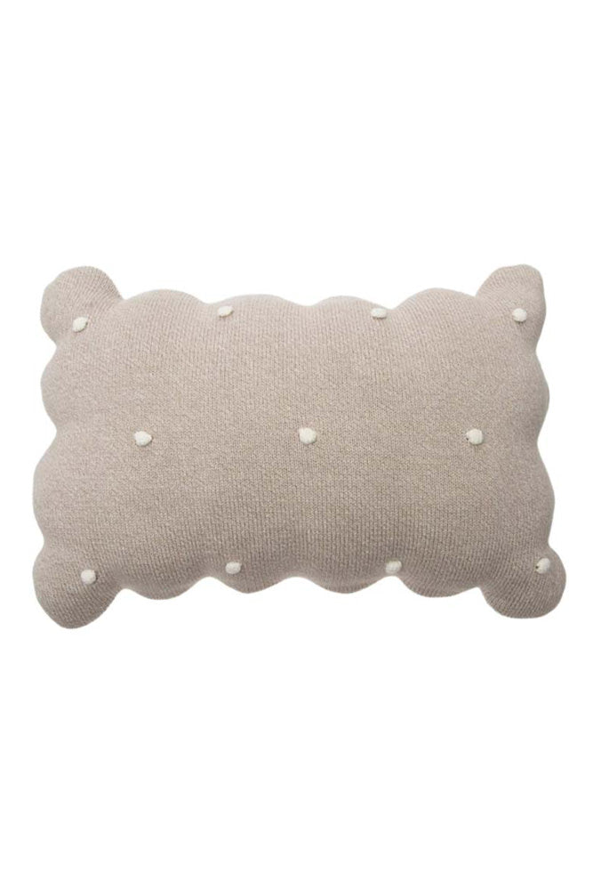 Lorena Canals strikket pude – Biscuit Dune White