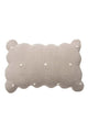 Lorena Canals strikket pude – Biscuit Dune White