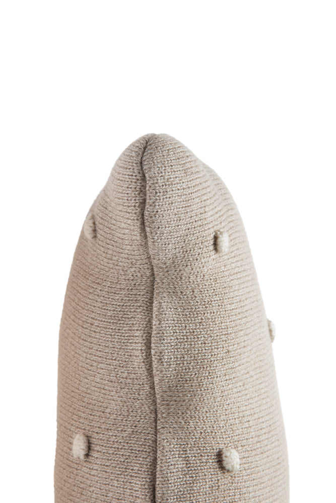 Lorena Canals strikket pude – Biscuit Dune White