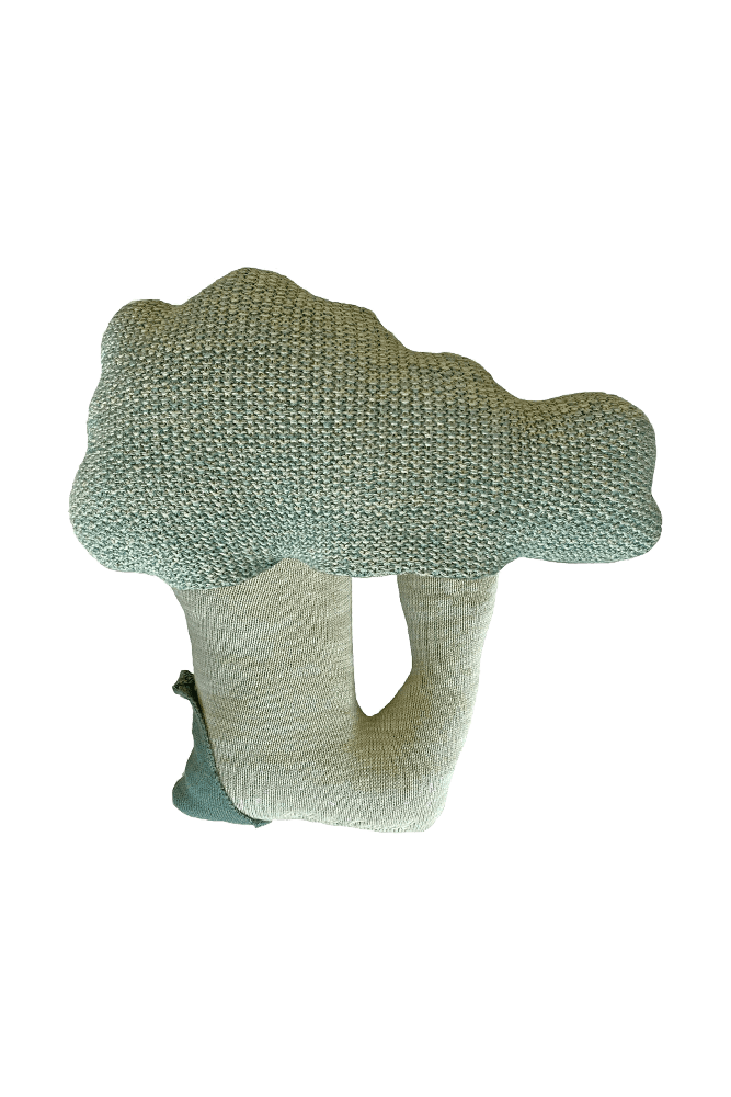 Lorena Canals strikket pude – Brucy the Broccoli