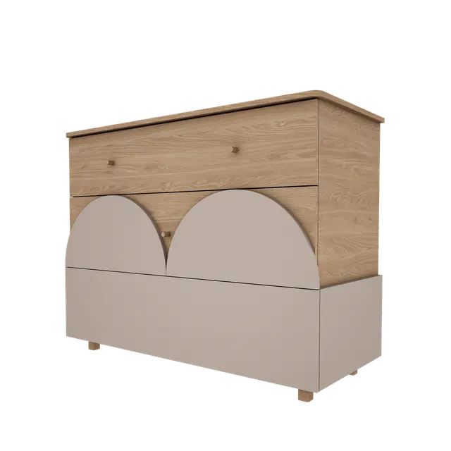 Wood Luck Design - Bloom - kommode – cashmere
