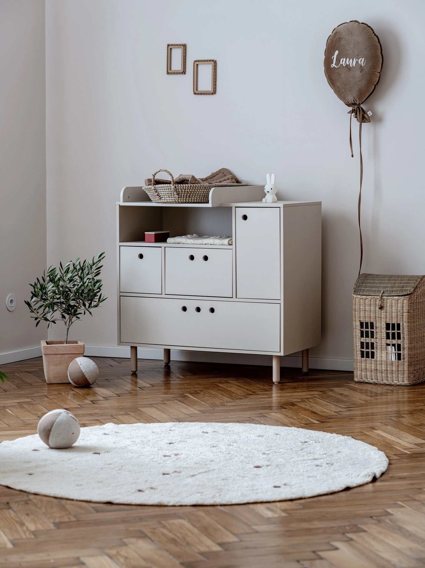 Wood Luck Design - River - pusletop – sand beige