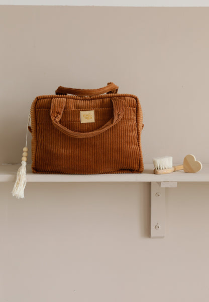Large Make-Up Bag - Caramel