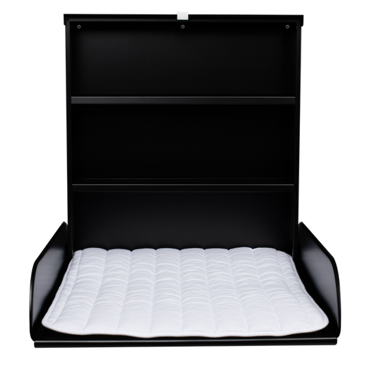 byBO design Pippi væghængt puslebord – Black