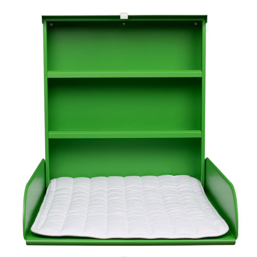 byBO design PIPPI væghængt puslebord – Grøn