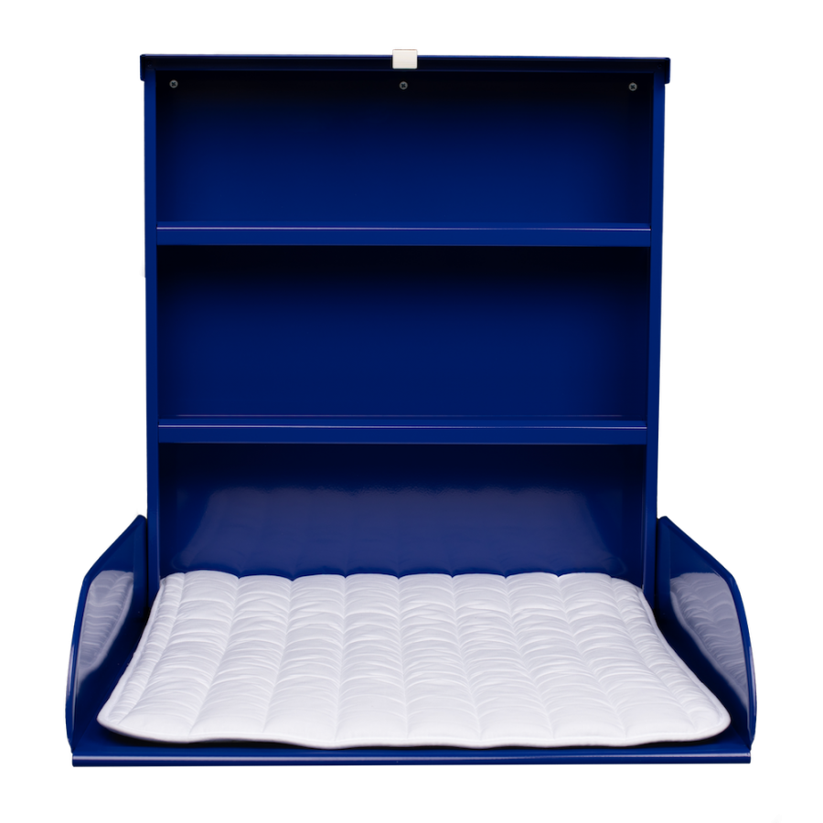 byBO design Pippi væghængt puslebord – Blue