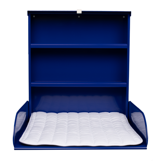 byBO design Pippi væghængt puslebord – Blue