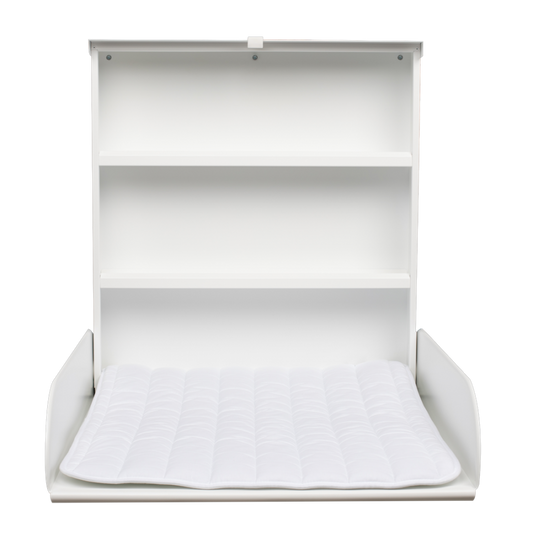 byBO design PIPPI væghængt puslebord – Hvid