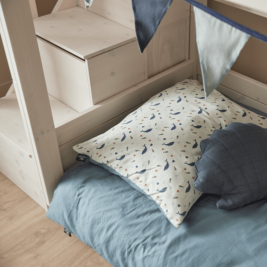 LIFETIME Kidsrooms Original lav køjeseng med trappe 90 x 200 cm