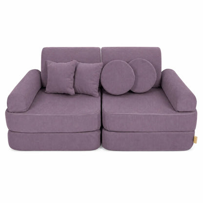 Medium Modular Sofa for Kids - Slimcord Lavender
